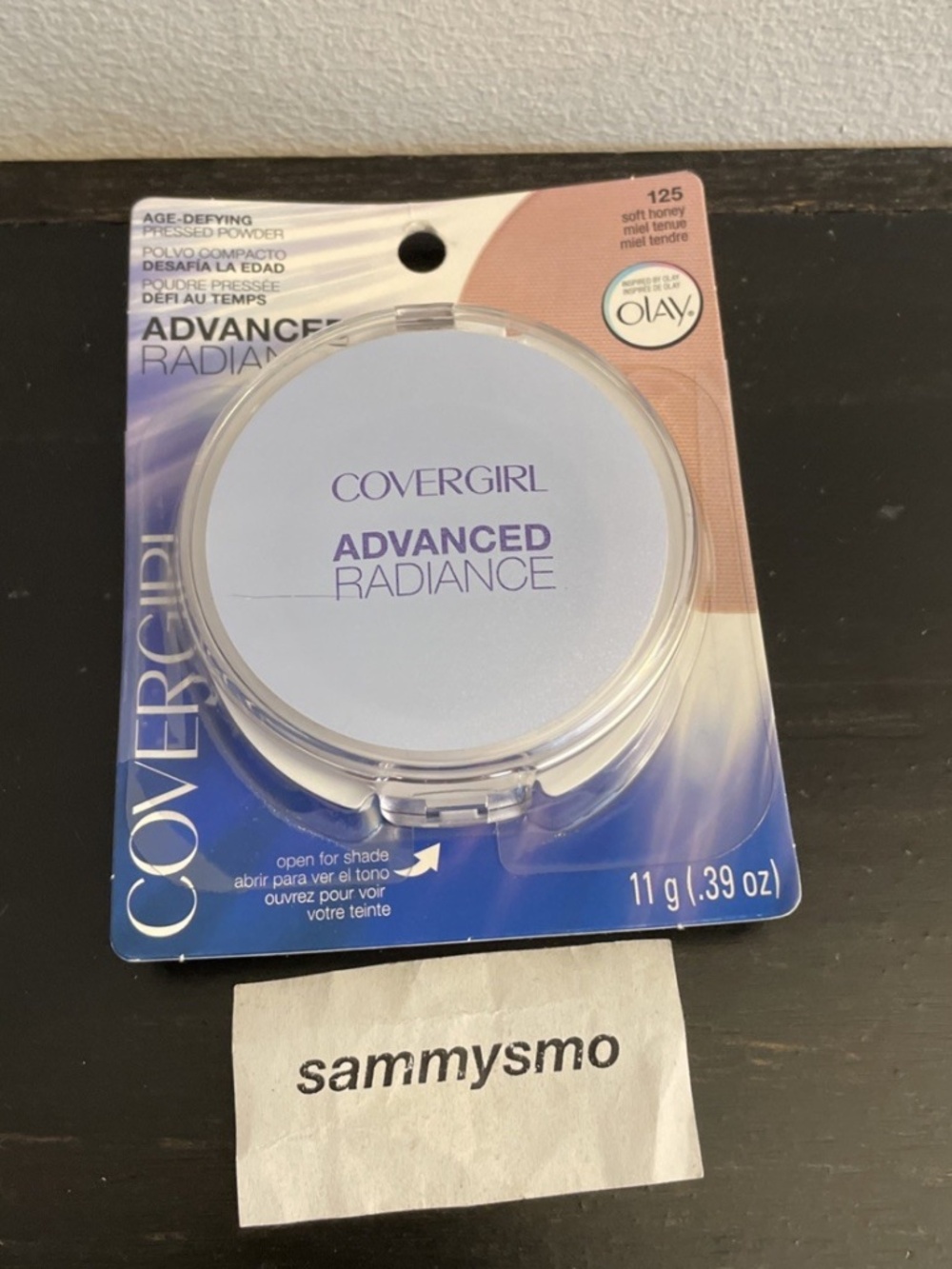 Covergirl Advanced Radiance Age Defying Pressed Powder, 125 Soft Honey